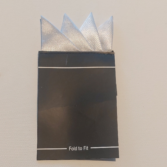 Silver Pocket Square - Picture 1 of 1